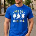 Pas De BOO-Rée Ghost Ballet Dancer Halloween Dance Teacher Men's Casual T-Shirt Royal Blue Pas De BOO-Rée Ghost Ballet Dancer Halloween Dance Teacher Men's Casual T-Shirt Royal Blue