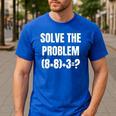 PEMDAS Math Problem 67 Meme Elementary Teacher Joke Men's Casual T-Shirt Royal Blue PEMDAS Math Problem 67 Meme Elementary Teacher Joke Men's Casual T-Shirt Royal Blue