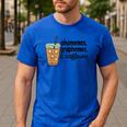 Phonemes Graphemes And Caffeine Coffee Teacher Appreciation Men's Casual T-Shirt Royal Blue Phonemes Graphemes And Caffeine Coffee Teacher Appreciation Men's Casual T-Shirt Royal Blue