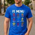 Pi Menu 314 Pi Symbol Math Teacher Happy Pi Day Men's Casual T-Shirt Royal Blue Pi Menu 314 Pi Symbol Math Teacher Happy Pi Day Men's Casual T-Shirt Royal Blue
