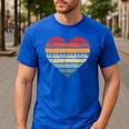 Pianist Retro Sunset Piano Keyboard Player Teacher Men's Casual T-Shirt Royal Blue Pianist Retro Sunset Piano Keyboard Player Teacher Men's Casual T-Shirt Royal Blue