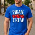 Pirate Crew Pirate Teacher Team Squad Talk Like A Pirate Day For Men Women Kids Men's Casual T-Shirt Royal Blue Pirate Crew Pirate Teacher Team Squad Talk Like A Pirate Day For Men Women Kids Men's Casual T-Shirt Royal Blue