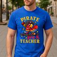 Pirate Pre-K Teacher Preschool Halloween Men's Casual T-Shirt Royal Blue Pirate Pre-K Teacher Preschool Halloween Men's Casual T-Shirt Royal Blue