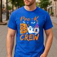 Pre K Boo Crew Teacher Student Halloween Pre Kindergarten Men's Casual T-Shirt Royal Blue Pre K Boo Crew Teacher Student Halloween Pre Kindergarten Men's Casual T-Shirt Royal Blue