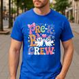 Pre-K Boo Crew Pre-K Teacher Student Kids Halloween Men's Casual T-Shirt Royal Blue Pre-K Boo Crew Pre-K Teacher Student Kids Halloween Men's Casual T-Shirt Royal Blue