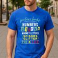 Pre-K Life Preschool Teacher Tees Men Women T-Shirt Men's Casual T-Shirt Royal Blue