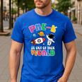 Pre-K Student Teacher Astronaut Space Back To School Men's Casual T-Shirt Royal Blue Pre-K Student Teacher Astronaut Space Back To School Men's Casual T-Shirt Royal Blue