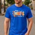 Preppy One Thankful Teacher Coquette Thanksgiving Teacher Men's Casual T-Shirt Royal Blue Preppy One Thankful Teacher Coquette Thanksgiving Teacher Men's Casual T-Shirt Royal Blue