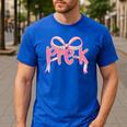 Preppy Pre k Back To School Pre-k Teachers Girls Cute Bow Men's Casual T-Shirt Royal Blue Preppy Pre k Back To School Pre-k Teachers Girls Cute Bow Men's Casual T-Shirt Royal Blue