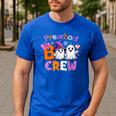 Preschool Boo Crew Preschool Halloween Costume Teacher Kid Men's Casual T-Shirt Royal Blue Preschool Boo Crew Preschool Halloween Costume Teacher Kid Men's Casual T-Shirt Royal Blue