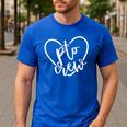 PTO Crew Back To School Matching Group Parent Teacher Men's Casual T-Shirt Royal Blue PTO Crew Back To School Matching Group Parent Teacher Men's Casual T-Shirt Royal Blue