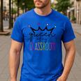 Queen Of My Classroom Colorful Teacher For Men Women Men's Casual T-Shirt Royal Blue Queen Of My Classroom Colorful Teacher For Men Women Men's Casual T-Shirt Royal Blue