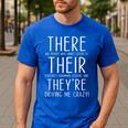 There Are People Who Didn't Listen To Their Teachers Grammar Men's Casual T-Shirt Royal Blue There Are People Who Didn't Listen To Their Teachers Grammar Men's Casual T-Shirt Royal Blue
