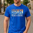 Read A Book Bruh Cool Ela English Teacher Reading Literature Men's Casual T-Shirt Royal Blue Read A Book Bruh Cool Ela English Teacher Reading Literature Men's Casual T-Shirt Royal Blue