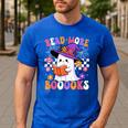 Read More Books Ghost Reading Book Teacher Halloween Men's Casual T-Shirt Royal Blue Read More Books Ghost Reading Book Teacher Halloween Men's Casual T-Shirt Royal Blue