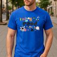 Read Children's Books Teacher Men's Casual T-Shirt Royal Blue Read Children's Books Teacher Men's Casual T-Shirt Royal Blue