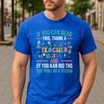 If You Can Read This Thank A Teacher Teacher Men's Casual T-Shirt Royal Blue If You Can Read This Thank A Teacher Teacher Men's Casual T-Shirt Royal Blue