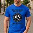 Real Goths Sack Rome History Teacher Men's Casual T-Shirt Royal Blue