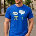 Get Real Be Rational Shirt Pi Math Teacher Geek Men's Casual T-Shirt Royal Blue Get Real Be Rational Shirt Pi Math Teacher Geek Men's Casual T-Shirt Royal Blue