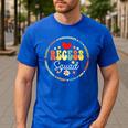 Recess Squad Crew Teachers Students Monitor Back To School Men's Casual T-Shirt Royal Blue Recess Squad Crew Teachers Students Monitor Back To School Men's Casual T-Shirt Royal Blue
