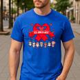 Red Ribbon Week Awareness For Students And Teachers Men Women Girls Kids Men's Casual T-Shirt Royal Blue