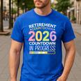 Retirement Class Of 2026 Teacher Countdown Loading Teacher Men's Casual T-Shirt Royal Blue Retirement Class Of 2026 Teacher Countdown Loading Teacher Men's Casual T-Shirt Royal Blue
