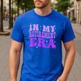 In My Retirement Era Groovy Retired Teacher 2025 Women Men's Casual T-Shirt Royal Blue