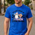 Retro You Can't Scare Me I Teach 5th Grade Teacher Halloween Men's Casual T-Shirt Royal Blue Retro You Can't Scare Me I Teach 5th Grade Teacher Halloween Men's Casual T-Shirt Royal Blue