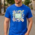 Retro Hooray It's Art Day Art Teacher Back To School Women Men's Casual T-Shirt Royal Blue Retro Hooray It's Art Day Art Teacher Back To School Women Men's Casual T-Shirt Royal Blue