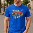 Retro Kickin It 3rd Grade Style Teacher Back To School Men Women Men's Casual T-Shirt Royal Blue Retro Kickin It 3rd Grade Style Teacher Back To School Men Women Men's Casual T-Shirt Royal Blue