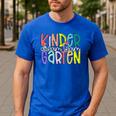 Retro Kindergarten Dream Team Back To School Teacher Kids Men's Casual T-Shirt Royal Blue Retro Kindergarten Dream Team Back To School Teacher Kids Men's Casual T-Shirt Royal Blue
