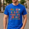 Retro PE Teacher What Are We Doing Today School Coach Women Men's Casual T-Shirt Royal Blue Retro PE Teacher What Are We Doing Today School Coach Women Men's Casual T-Shirt Royal Blue