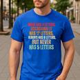 Riddle Wordplay Joke For Grammar Nerds And Teachers Men's Casual T-Shirt Royal Blue Riddle Wordplay Joke For Grammar Nerds And Teachers Men's Casual T-Shirt Royal Blue