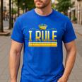I Rule Math Ruler Mathematics Pun Math Teacher Men Women Girls Kids Men's Casual T-Shirt Royal Blue I Rule Math Ruler Mathematics Pun Math Teacher Men Women Girls Kids Men's Casual T-Shirt Royal Blue