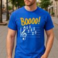 Scary Key Signature Boo Music Halloween Musician Teacher Men Women Men's Casual T-Shirt Royal Blue Scary Key Signature Boo Music Halloween Musician Teacher Men Women Men's Casual T-Shirt Royal Blue