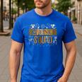 Science Squad Teacher STEM Chemistry Biology Physics Men's Casual T-Shirt Royal Blue