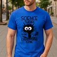 Science Teacher Appreciation Merch -Adults -Youth Grey Classic Fit Modern Science Theme Cartoon Men's Casual T-Shirt Royal Blue Science Teacher Appreciation Merch -Adults -Youth Grey Classic Fit Modern Science Theme Cartoon Men's Casual T-Shirt Royal Blue