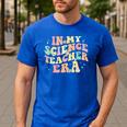 In My Science Teacher Era Retro Back To School STEM Teacher For Men Women Men's Casual T-Shirt Royal Blue In My Science Teacher Era Retro Back To School STEM Teacher For Men Women Men's Casual T-Shirt Royal Blue