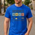 Science Teacher Periodic Table Jokes Chemistry Pun Men's Casual T-Shirt Royal Blue Science Teacher Periodic Table Jokes Chemistry Pun Men's Casual T-Shirt Royal Blue