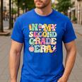 In My Second Grade Era Girl Back To School 2nd Grade Teacher Men's Casual T-Shirt Royal Blue