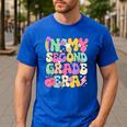 In My Second Grade Era Teachers Women Back To School Girls Men's Casual T-Shirt Royal Blue In My Second Grade Era Teachers Women Back To School Girls Men's Casual T-Shirt Royal Blue
