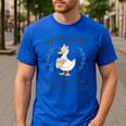 Second Grade Silly Goose Club For Teacher Or Student Men's Casual T-Shirt Royal Blue Second Grade Silly Goose Club For Teacher Or Student Men's Casual T-Shirt Royal Blue