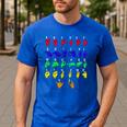 Sign Language Alphabet For ASL Interpreter Deaf Teacher Stud For Men Women Girls Kids Men's Casual T-Shirt Royal Blue Sign Language Alphabet For ASL Interpreter Deaf Teacher Stud For Men Women Girls Kids Men's Casual T-Shirt Royal Blue