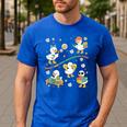 Silly Goose Behavior Analyst RBT ABA Therapy SPED Teacher Men's Casual T-Shirt Royal Blue Silly Goose Behavior Analyst RBT ABA Therapy SPED Teacher Men's Casual T-Shirt Royal Blue