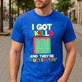 I Got Skills They'Re Multiplying Shirt Math Teacher Men's Casual T-Shirt Royal Blue