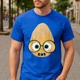 The Smart Seed Good Egg Teacher Halloween Costume Food Group Men's Casual T-Shirt Royal Blue The Smart Seed Good Egg Teacher Halloween Costume Food Group Men's Casual T-Shirt Royal Blue