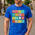 Spanish Teacher Back To School Maestra Dual Language Crew Men's Casual T-Shirt Royal Blue Spanish Teacher Back To School Maestra Dual Language Crew Men's Casual T-Shirt Royal Blue