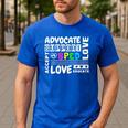 Special Education Advocate Love Support SPED Teacher Men's Casual T-Shirt Royal Blue Special Education Advocate Love Support SPED Teacher Men's Casual T-Shirt Royal Blue
