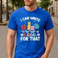 Special Education i Can Write a Goal For That Sped Teacher Men's Casual T-Shirt Royal Blue Special Education i Can Write a Goal For That Sped Teacher Men's Casual T-Shirt Royal Blue