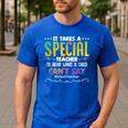 Special Teacher Daycare School Childcare Infant Teacher Men's Casual T-Shirt Royal Blue Special Teacher Daycare School Childcare Infant Teacher Men's Casual T-Shirt Royal Blue